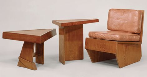 Cyprus Plywood, 1940, Usonian Houses Frank Lloyd Wright Furniture, Frank Lloyd Wright Interior, Usonian House, Frank Lloyd Wright Design, Artistic Furniture, High Back Chairs, Frank Lloyd, Frank Lloyd Wright, Lloyd Wright