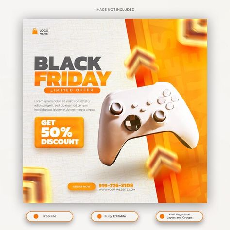 PSD black friday super sale social media... | Premium Psd #Freepik #psd Black Friday Sale Banner Design, Black Friday Flyer Design, Black Friday Social Media Design, Black Friday Design Inspiration, Black Friday Sale Design, Black Friday Sale Flyer, Black Friday Flyer, Black Friday Design, Black Friday Sale Banner