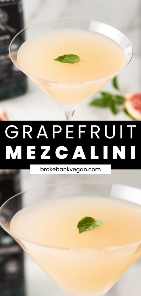 Drink Night Ideas, Grapefruit Cocktail Recipes, Hibiscus Cocktail, Drink Night, Taro Milk Tea, Grapefruit Cocktail, Mezcal Cocktails, Special Drinks, Vegan Drinks