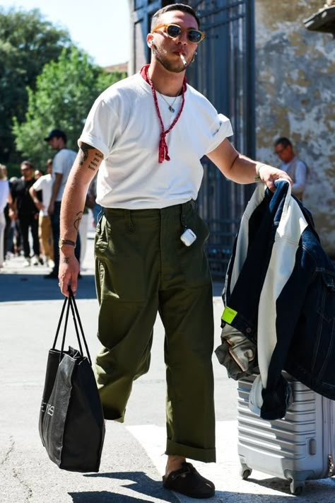 Men Summer Look, Summer Workwear Outfits, Casual Japanese Fashion, Workwear Fashion Summer, Japanese Americana Fashion Men, Workwear Fashion Men, Americana Fashion Men, Vintage Style Men, Japanese Street Fashion Men