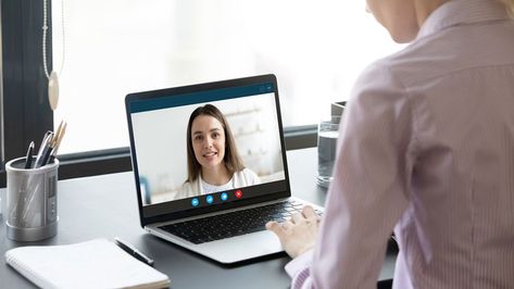 Virtual interviews are the new normal. Get familiar with video conferencing apps like Zoom, Skype, and WhatsApp; then follow these tips for a successful virtual interview:    #InterviewTips #StayHome #Corona #Jobs Spiritual Counseling, Tutoring Business, Online Counseling, Mental Health Services, Online Therapy, Language Learners, Health Science, Health Services, Job Interview