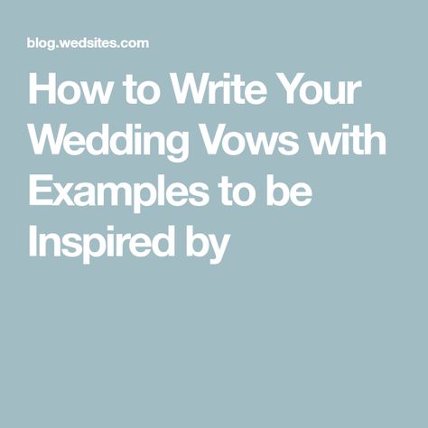 How to Write Your Wedding Vows with Examples to be Inspired by Wedding Vow Examples, Vows Examples, Vows For Him, Wedding Vows For Him, Modern Wedding Vows, Wedding Vows Quotes, Romantic Wedding Vows, Wedding Vows For Her, Vows Quotes