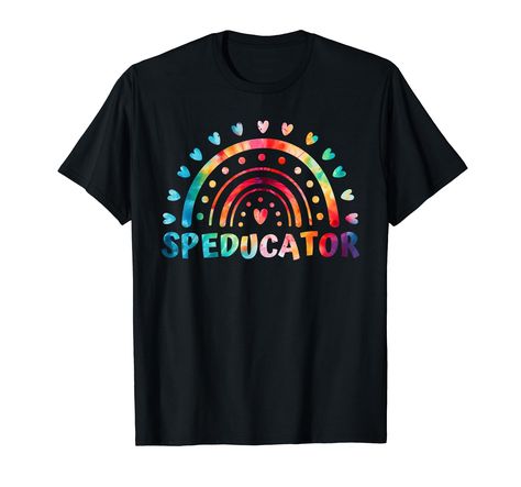 PRICES MAY VARY. cute special education shirt features of slogan saying Speducator. Great is apparel gifts for Special Education teacher appreciation gifts or preschool kindergarten pre-k or or sped teacher gifts or IEP team or or speech therapists. This shirt makes a great graduation or birthday or thank you or teacher day or first day or happy 100th day or back to school shirt including Christmas appreciation gifts for sped teachers special ed teams squads and instructors or special ed teams. Christmas Appreciation Gifts, Education Shirts, Teacher Day, Teachers Aide, Tie Dye Rainbow, Sped Teacher, Sublimation Svg, Squad Shirt, Special Education Teacher