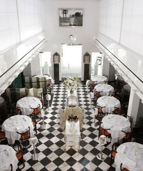 Black and White Floors Mr Chow, Power Lunch, Meal Prep Guide, Spicy Pork, Hollywood Reporter, Soho House, Dinner For Two, Deco Furniture, Top Restaurants