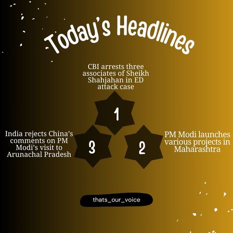 thats_our_voice: todays top most headlines of India #top #headlines #trending #news #india #explore #learn Latest News Headlines, Latest News, The Voice