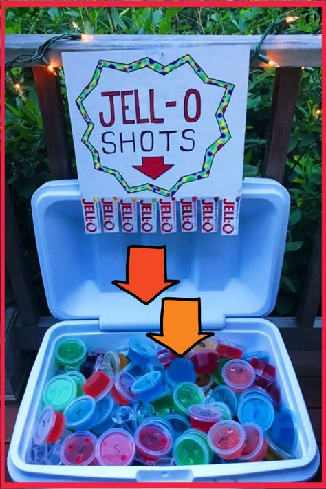 Tropisk Fest, Neighborhood Block Party, Cookout Party, Bbq Cookout, 21st Bday Ideas, Jello Shot, Summer Cookout, Party Food Ideas, Pool Birthday