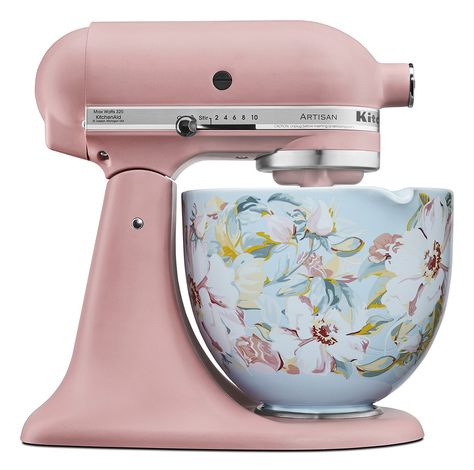 KitchenAid's Floral Mixer Bowls Are the Perfect Spring Kitchen Accessory Glasgow Flat, Kitchen Countertop Appliances, Unrealistic Wishlist, Desain Pantry, 11th Grade, White Gardenia, Countertop Appliances, House Aesthetic, Products Design