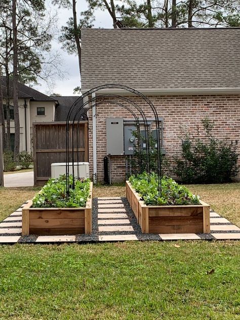 Rooted Garden, Inexpensive Raised Garden Beds, Bed Installation, Beautiful Raised Garden Beds, Backyard Raised Garden, Garden Bed Layout, Vegetable Garden Beds, Backyard Seating, Backyard Vegetable Gardens