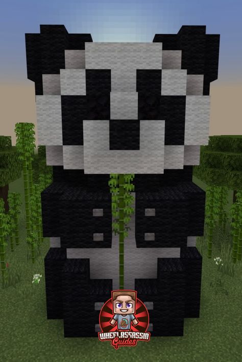 #pandabear #bear #pandabears #wildlife #jungle #nature #animals #panda #bears #cute #pandabearcub #animal #climatechange #pandas #pandabearlover #pandababy #pandavideo #minecrafttutorial #minecraftpanda #minecraftbuilds #howtobuild #minecraftbuildtutorial #minecraftbedrock #playstation #xbox #minecraftpe #mc #webearbears Xbox Minecraft Ideas, Minecraft Panda Statue Stone, Minecraft Dog Park Ideas, Minecraft Builds Animals, Panda Banner Minecraft, Minecraft Cute Animal Builds, Minecraft Building Ideas Animal, Panda Habitat Minecraft, Minecraft Bear Build