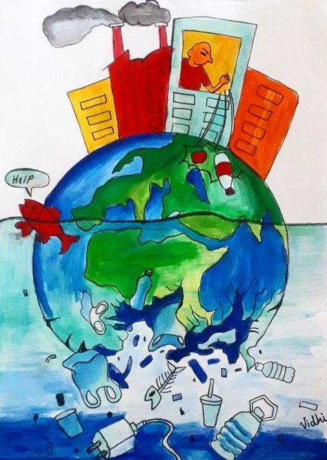 Save The Earth Painting, Globalisasyon Poster, Globalization Poster Ideas, Save Energy Poster, Save Earth Posters, Save Earth Drawing, Earth Painting, Earth Day Drawing, Drawings With Meaning