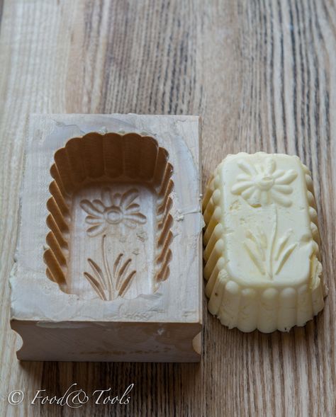 Butter Molds Silicone, Molded Butter, Butter Mould, Vintage Butter Molds, Wooden Butter Mold, Butter Molds, Cookie Molds, Food Obsession, Cafe Food