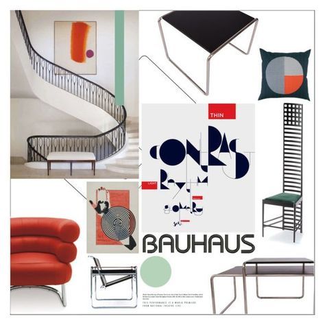 My Interior Moodboards: Let's Talk About The Bauhaus Style Bauhaus Interior Style, Architect Poster, Bauhaus Interior Design, Steel Frame Furniture, Bauhaus Interior, Berlin Architecture, Le Corbusier Architecture, Bauhaus Furniture, Iconic Chairs