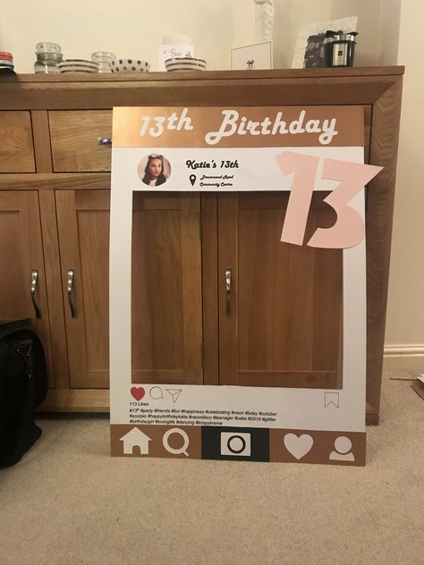 13th birthday instagram frame 12tg Birthday Party Ideas, Birthday Theme Ideas 13, Birthday Themes For 13th Birthday, Birthday Party Ideas For Teenagers 13, 13tg Birthday Ideas, Bday Party Ideas 13th Birthday, Birthday 13 Girl, 13th Birthday Picture Ideas, 13 Girl Birthday Party Ideas