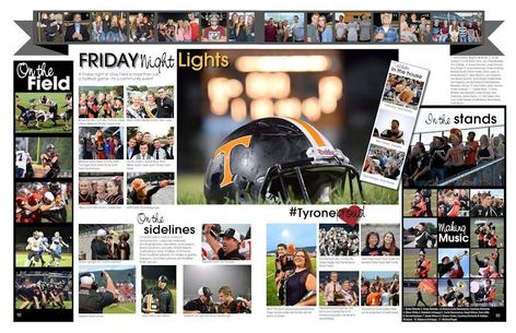 Cool Yearbook Ideas, Yearbook Sports Spreads, Jostens Yearbook, Yearbook Covers Themes, Yearbook Design Layout, Teaching Yearbook, Yearbook Template, Yearbook Class, Yearbook Staff