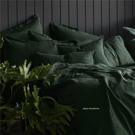 Unique Duvet Covers, Green Duvet Cover, Green Bedding Set, Green Duvet, Green Duvet Covers, Full Duvet Cover, Green Bedding, Cotton Bedding Sets, Boho Bedding