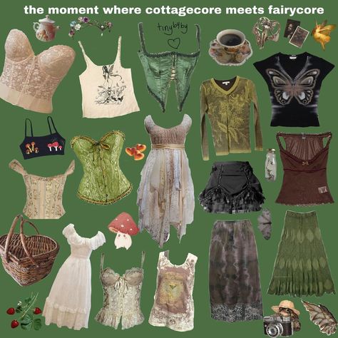 Forest Fairy Aesthetic Clothes, Fairy Outfit Aesthetic, Forestcore Outfit, Earthy Aesthetic Outfits, Fairy Aesthetic Clothes, Cottage Core Aesthetic Outfit, Forest Fairy Aesthetic, Fairy Aesthetic Outfit, Witch Aesthetic Outfit