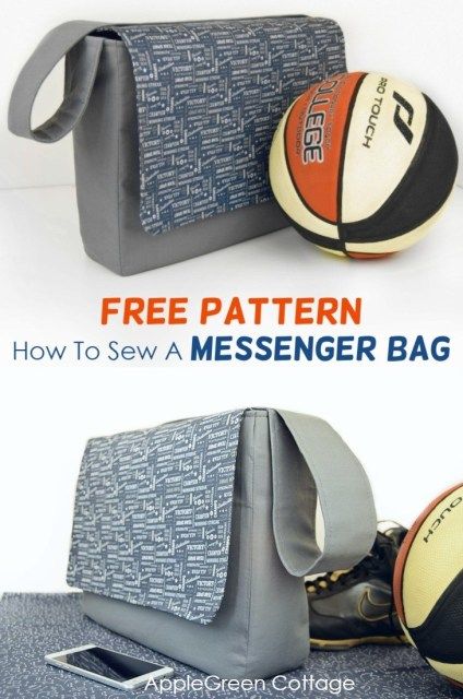 Messenger bag pattern - a free sewing pattern plus tutorial to make a large messenger bag with pockets. It's a great large bag with free template - so easy anyone can sew it! Use it as gym bag, as a school bag or as a diaper bag. Grab your free pattern for messenger bag and make your own! #sewingbags #messengerbagpattern #freepattern Messenger Bag Pattern, Messenger Bag Patterns, Start Sewing, Bags Pattern, Free Sewing Pattern, Beginner Sewing Projects Easy, Bag Tutorial, Leftover Fabric, Bag Patterns To Sew