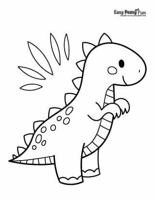 Drawing Dinasours, Dinasour Coloring Sheets, How To Draw A Dinasour Easy, Free Printable Dinosaur Coloring Pages, Simple Printable Coloring Pages, Toddler Coloring Page, Cute Dino Coloring Pages, Basic Coloring Pages, Dino Coloring Pages Free Printable