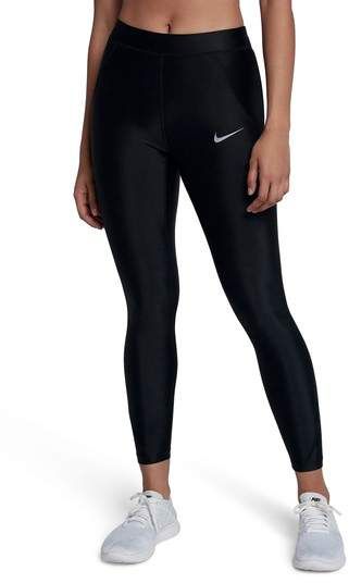 Nike Power Speed 7/8 Running Tights Volleyball Leggings, Affordable Leggings, Nike Tights, High Waist Sports Leggings, Crop Top And Leggings, Yoga Pants With Pockets, Leggings Nike, Color Block Leggings, Legging Outfits