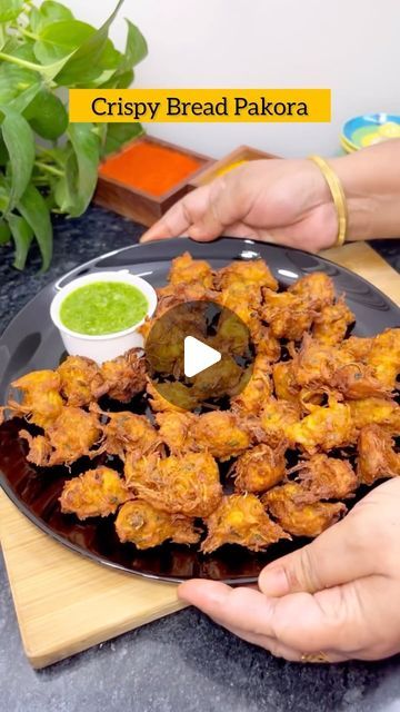 Bread Pakoda Recipe Indian, Bread Pakoda, Bread Pakora, Pakoda Recipe, Red Chilli Powder, Grated Potato, Gram Flour, Chaat Masala, Turmeric Powder