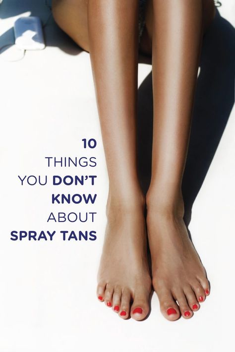 10 things you don't know about your spray tan... ~ Check out these spray tan tips and tricks! Tan Tips, Spray Tan Tips, Prom Tips, Mobile Spray Tanning, Tanning Skin Care, Best Tanning Lotion, Tanning Tips, Airbrush Tanning, Spray Tan