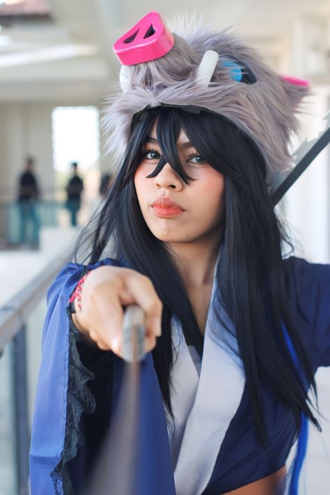 Fem Inosuke, Inosuke Cosplay, Inosuke Hashibira, Girl Cosplay, Anime, Fashion Design, Quick Saves, Design