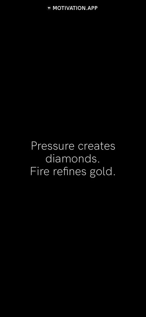 Pressure Creates Diamonds Quotes, Diamond Quotes, Gold Quotes, I Love Gold, Motivation App, Self Love Quotes, Quotable Quotes, Self Love, Floral Design