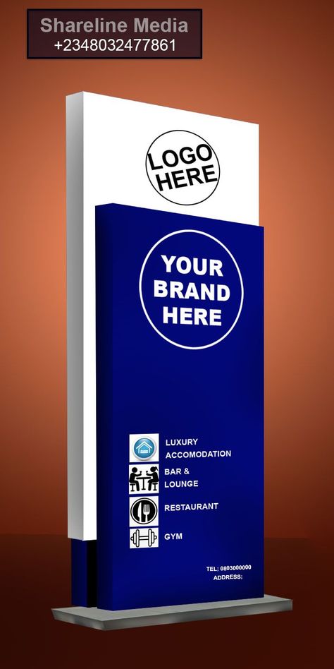 Get recognition for your business with imposing stand-alone pylon signs Pylon Signage Design, Monument Signage, Hospital Signage, Pylon Signage, Fool Quotes, Standing Signage, Free Flyer Design, Hotel Signage, Pylon Sign