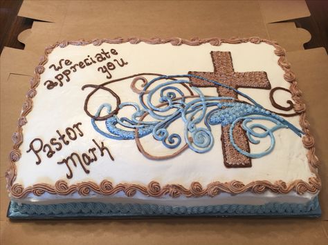 Pastor Appreciation Cake Ordination Cake Pastor, Cakes For Pastor Appreciation, Pastor Retirement Cake, Pastor Anniversary Cake, Pastor Ordination Cake Ideas, Pastor Ordination Reception, Pastor Appreciation Ideas Decoration Table, Pastor Cake Ideas, Pastor Appreciation Cake Ideas