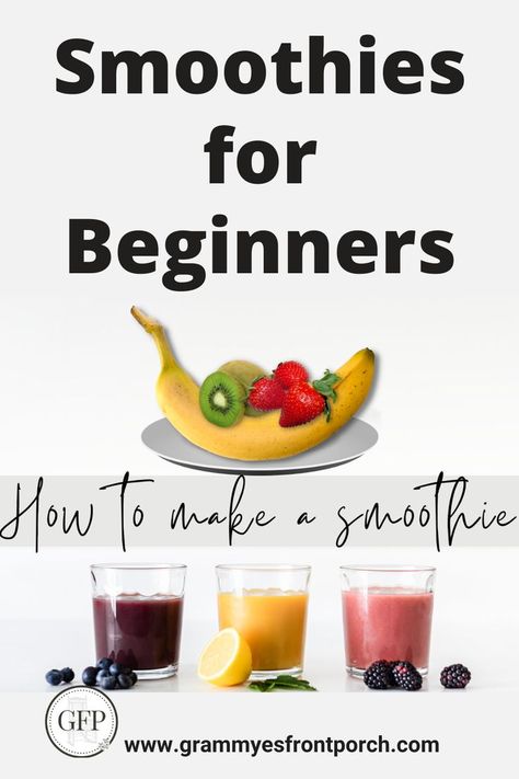 smoothie recipes Basic Ingredients For Smoothies, Smoothie For Beginners, Basic Smoothie Recipes, Easy At Home Smoothies Recipes, What To Put In Smoothies, Beginner Smoothie Recipes, Smoothies For Health, How To Make Smoothies At Home, How To Make Smoothies Recipes