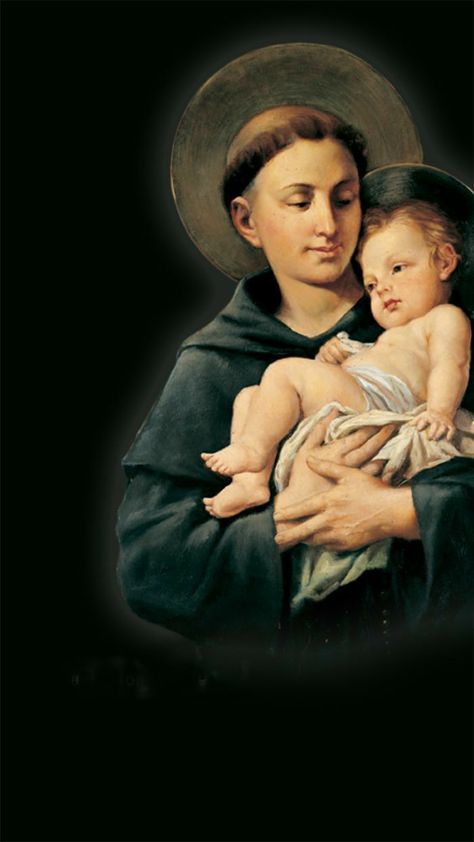 St Anthony Of Padua Wallpaper, St Anthony Prayer, Saint Antonio, Saint Antony, Saint Anthony Of Padua, Catholic Pictures, Faith Church, I Love Rain, William Adolphe Bouguereau