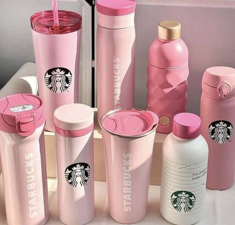 Pink Starbucks Cup, Pink Wishlist, Minuman Starbucks, Copo Starbucks, Starbucks Bottles, Starbucks Cup Design, Starbucks Tumbler Cup, Stylish Water Bottles, Music Supplies