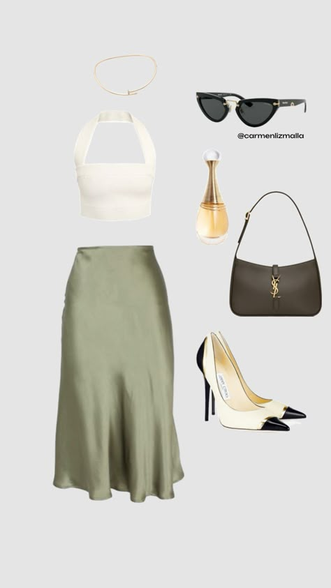 @carmenlizmalla Stargirl Style, Pub Outfit, Long Skirt Looks, Modest Spring Outfits, Model Clothes, Bar Outfits, Skirt Ideas, Formal Clothes, Simple Style Outfits