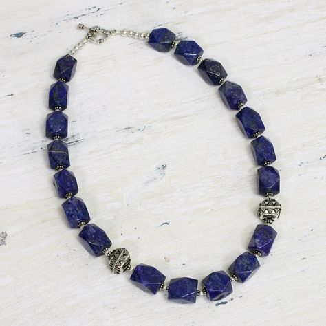 Spread Happiness! Blue Goddess, Navy Necklace, Chunky Jewelry, Wire Work Jewelry, Work Jewelry, Necklace Blue, Creative Jewelry, Wire Work, Jewelry Packaging