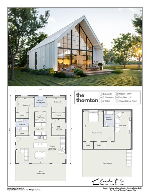 14 New plans coming to our website this week! Here’s one! #barndoandco #bardominiumbuilding #barndo #barndominiumliving #barndominium #barndogoals #barndoenvy #barndobliss #floorplans #floorplandesign 30x30 Barndominium Floor Plans, Barndamiduum Floor Plans, Small Barndominium Interior, Cottage Floorplan, Tropical House Plans, Barndominium House Plans, Barndo Plans, Metal Building House Plans, Open Floor House Plans