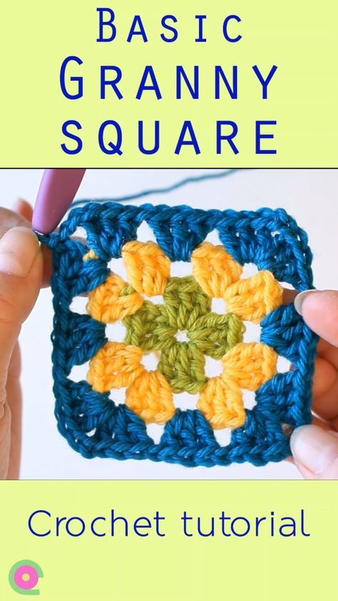 Granny Square Crochet Pattern Step By Step, How To Make Granny Squares Step By Step Video, Crocheting Granny Squares Beginner, Granny Square Tutorial Step By Step Video, Granny Square Crafts Projects, Free Crochet Patterns For Beginners Step By Step Granny Squares, How To Crochet A Granny Square Tutorial, Basic Granny Square Tutorial, Crochet Granny Square Beginner Step By Step How To Make