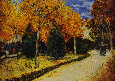 Autumn Garden - Van Gogh (art.com) Van Gogh Arles, Accordion Sheet Music, Recorder Sheet Music, Viola Sheet Music, Trombone Sheet Music, Paul Verlaine, Cello Sheet Music, Trumpet Sheet Music, 20th Century Music