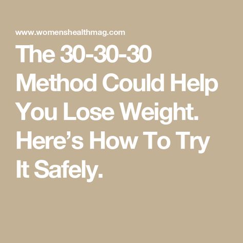 The 30-30-30 Method Could Help You Lose Weight. Here’s How To Try It Safely. Best Vegan Protein Powder, Best Vegan Protein, 30 Grams Of Protein, Low Intensity Workout, Vegan Protein Powder, Wellness Trends, Beauty Foods, Hormone Health, Fitness Experts