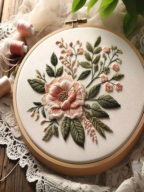 Embroydary Design, Silk Ribbon Embroidery Patterns, Basic Hand Embroidery Stitches, Simple Hand Embroidery Patterns, Diy Embroidery Designs, Hand Embroidery Patterns Flowers, Diy Embroidery Patterns, Hand Embroidery Tutorial, Handmade Embroidery Designs