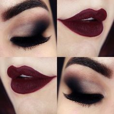 nice dark wedding makeup best photos Black Bridal Makeup, Maquillage On Fleek, Wedding Hairstyles And Makeup, Halloween Decor Diy, Halloween Makeup Tutorial, Beauty Make-up, Braut Make-up, Gothic Makeup, Dark Makeup