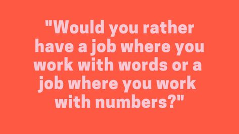 8 "Would You Rather" Career Questions for High School Students Questions For High School Students, Career Questions, Opening Your Own Business, Would U Rather, Rather Questions, Career Pathways, Would You Rather Questions, Asking The Right Questions, Future Career