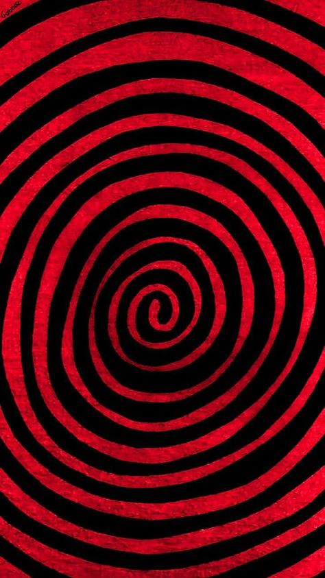 Scary Backgrounds Aesthetic, Edgy Lockscreen, Weird Backgrounds, Hypnotic Wallpaper, Ig Story Background, Darby Core, Spiral Wallpaper, Red Backgrounds, Generation Loss