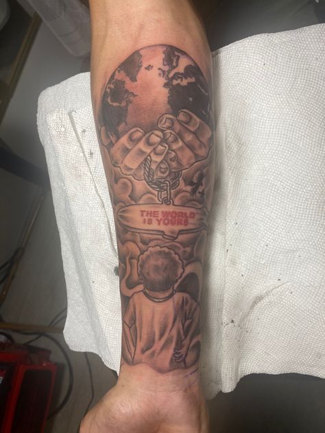 Arm Sleeve Tattoos Quotes, Tattoo That Signifies Strength, Tattoo Men Arm Forearm, Determined To Succeed Tattoo Men, Make Tattoo Ideas Forearm, Arm Tat Women, Outter Arm Tattoo Men Forearm, Men’s Inner Forearm Tattoo, Struggle Before Success Tattoo