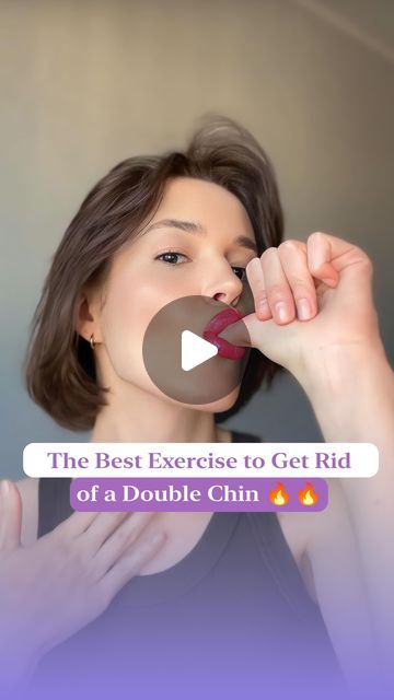 Face Yoga & Skincare App on Instagram: "The Best Exercise to Get Rid of a Double Chin 🔥

Try this super-effective exercise! Our model demonstrates a simple move using only a finger in the mouth. For more amazing tips and exercises, check out our account @luvly.app and join our app via the link in the bio.

#doublechin #luvlyapp #beautytips #facefitness" Skincare App, Double Chin Exercises, Chin Exercises, Best Exercise, The Glow Up, Face Yoga, Double Chin, Beauty Hacks, Health Care