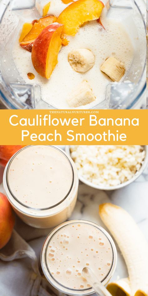 Cauliflower Rice Smoothie, Frozen Cauliflower Smoothie, Veggie Protein Smoothie, Cauliflower Smoothie Recipes, Savory Smoothie Recipes, Chickpea Smoothie, Healthy Veggie Smoothies, Vegetable Fruit Smoothie Recipes, Fruit And Veggie Smoothies