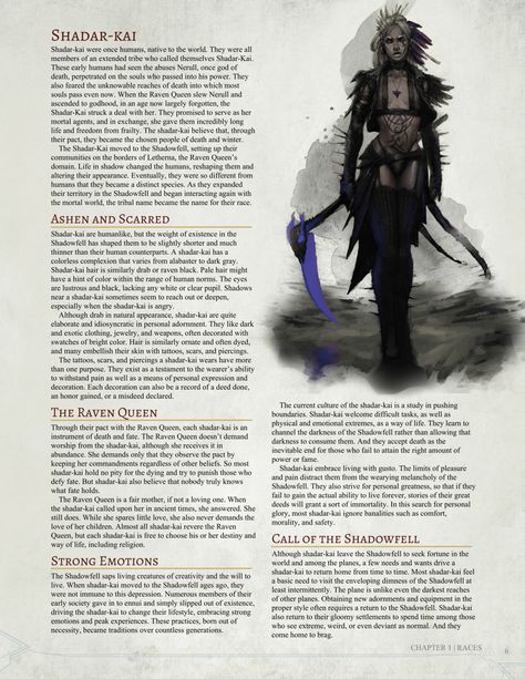 Elf Subraces Dnd, Shader Kai Dnd, Shader Kai, Shadar Kai Dnd, Dnd Shadowfell, Dnd 5e Races, Homebrew 5e, 5e Races, Shadar Kai