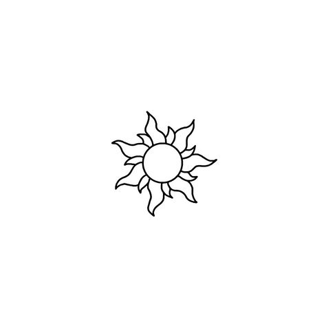 Tangled Fine Line Tattoo, Petite Disney Tattoos, Dainty Tangled Tattoo, Rupunzle Sun Tattoo, Minimalist Tangled Tattoo, Rapunzel Star Tattoo, Tangles Sun Tattoo, Sundrop Flower Tangled Tattoo, Tangles Flower Tattoo