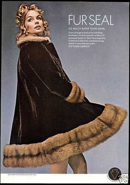 1969 winter fashion Winter Beauty Tips, Jean Shrimpton, Fur Seal, Fashion Ads, Fur Coat Vintage, Coat Racks, Vintage Fur, Fur Coats, Fur Fashion