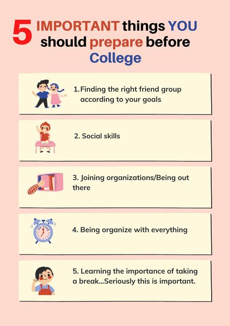 5 Important things to prepare for college First Year College Tips, Preparing For College In High School, Things To Do Before Going To College, What To Do Before College, Things To Know Before College, College Preparation, Going Back To College, New College, College Advice