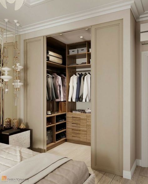 Room For Clothes Ideas, Dressing Room In Bedroom, Bedroom With Closet, Small Wardrobe Design, Small Dressing Rooms, Dressing Room Closet, Dream Closet Design, Closet Design Layout, Luxury Closets Design